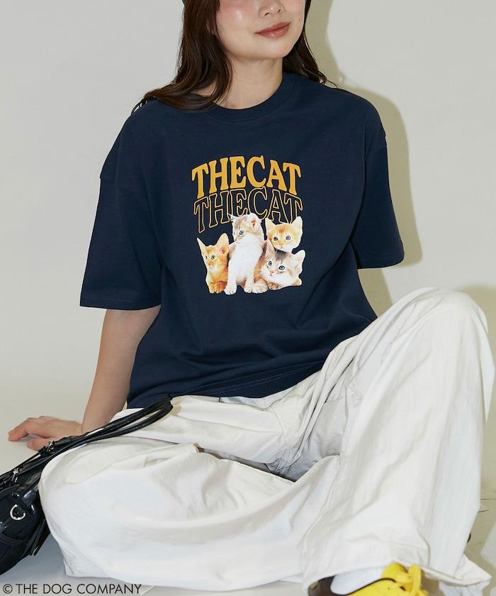THE DOG / THE CAT 學院風印花 T恤