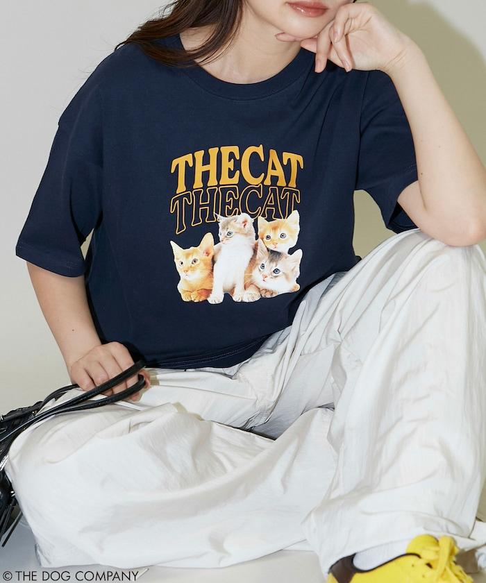 THE DOG / THE CAT 學院風印花 T恤