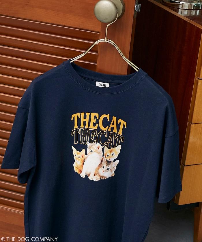 THE DOG / THE CAT 學院風印花 T恤