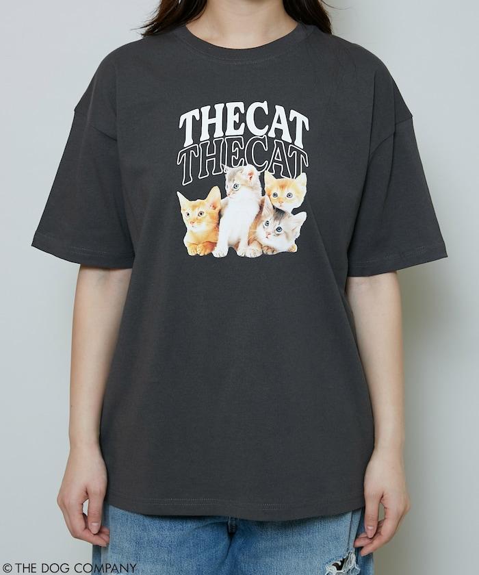 THE DOG / THE CAT 學院風印花 T恤