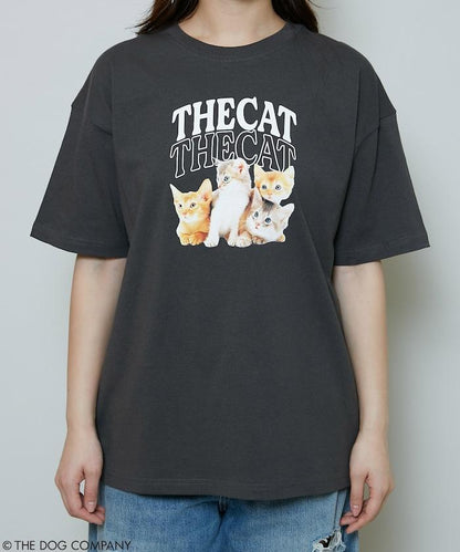 THE DOG / THE CAT 學院風印花 T恤