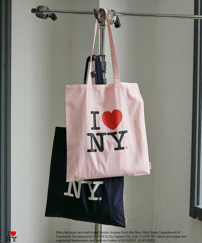 I LOVE NY logo印花托特包