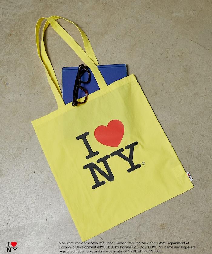 I LOVE NY logo印花托特包