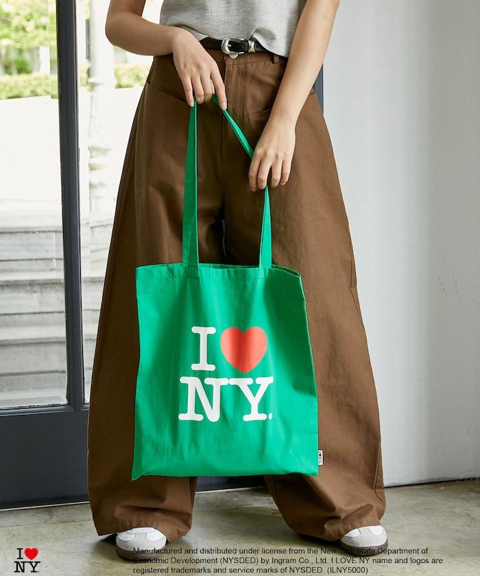 I LOVE NY logo印花托特包