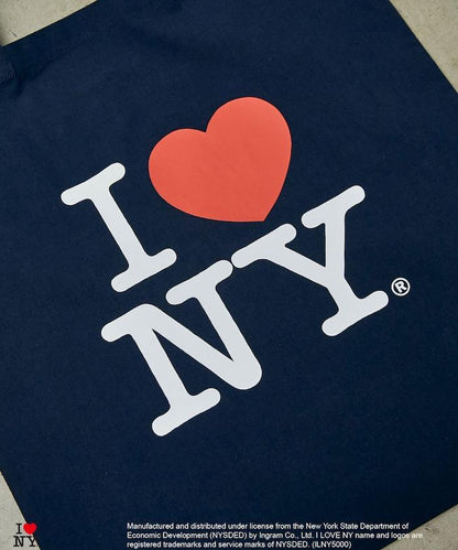 I LOVE NY logo印花托特包