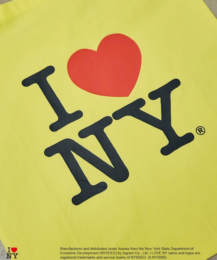 I LOVE NY logo印花托特包