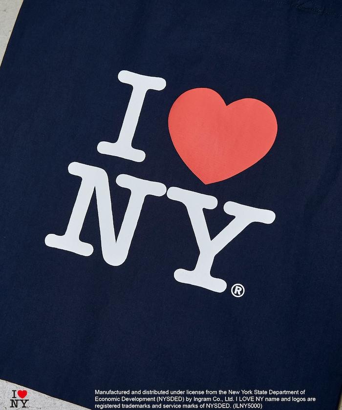 I LOVE NY logo印花托特包