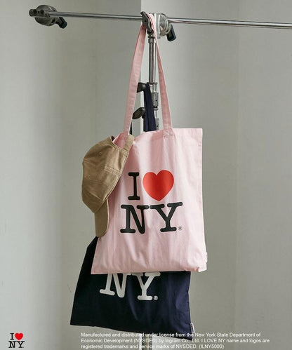 I LOVE NY logo印花托特包