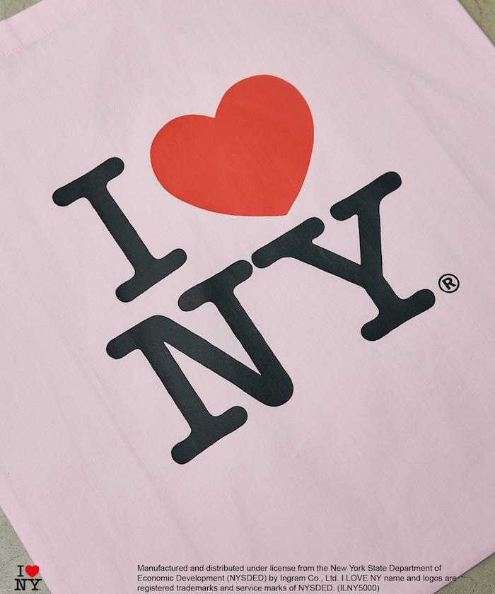 I LOVE NY logo印花托特包