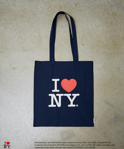 I LOVE NY logo印花托特包