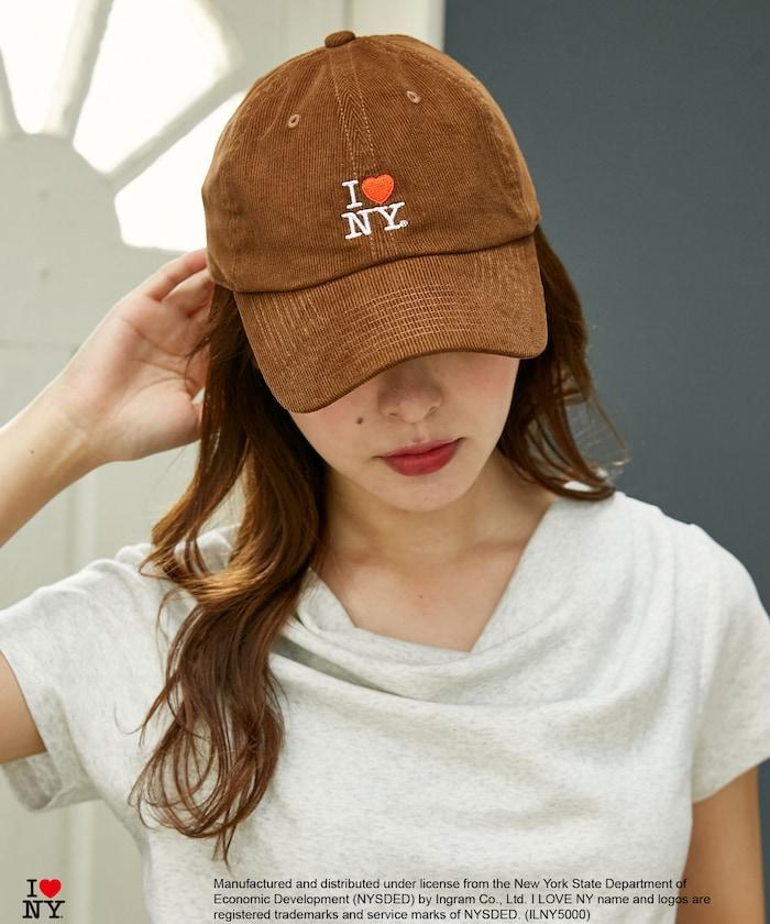 I LOVE NY 標誌刺繡棒球帽