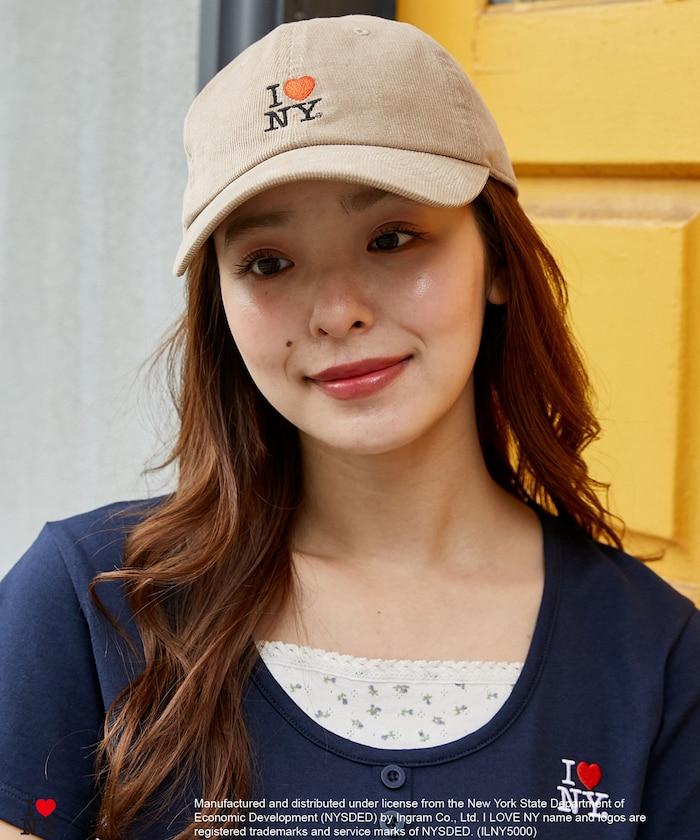 I LOVE NY 標誌刺繡棒球帽
