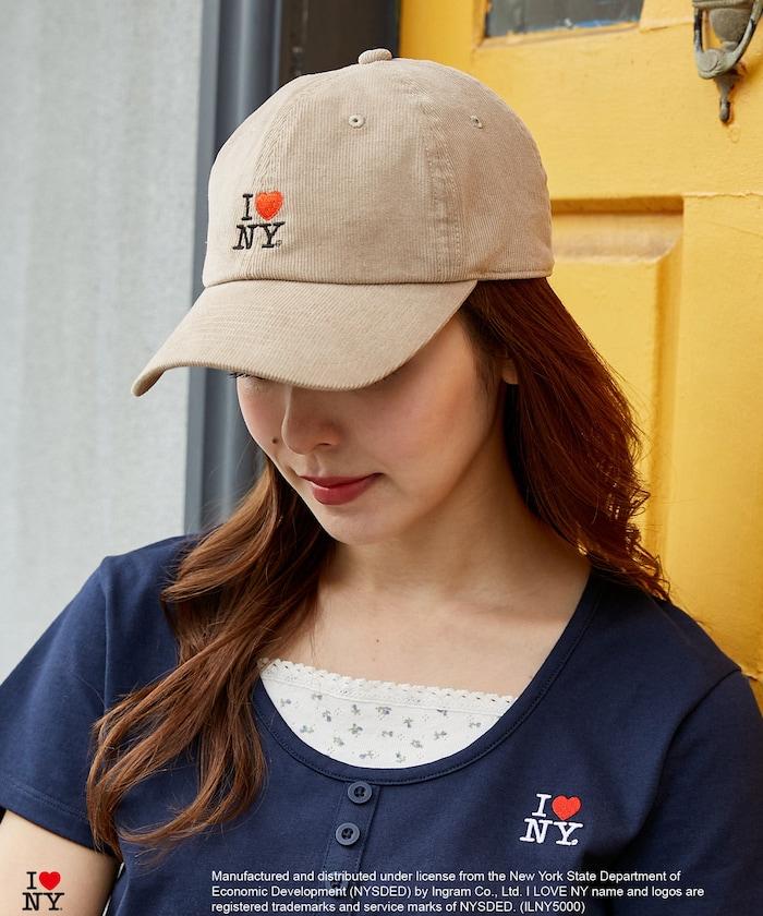 I LOVE NY 標誌刺繡棒球帽