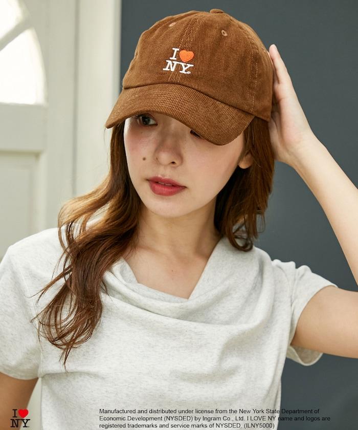 I LOVE NY 標誌刺繡棒球帽