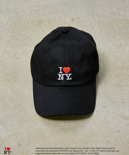 I LOVE NY 標誌刺繡棒球帽