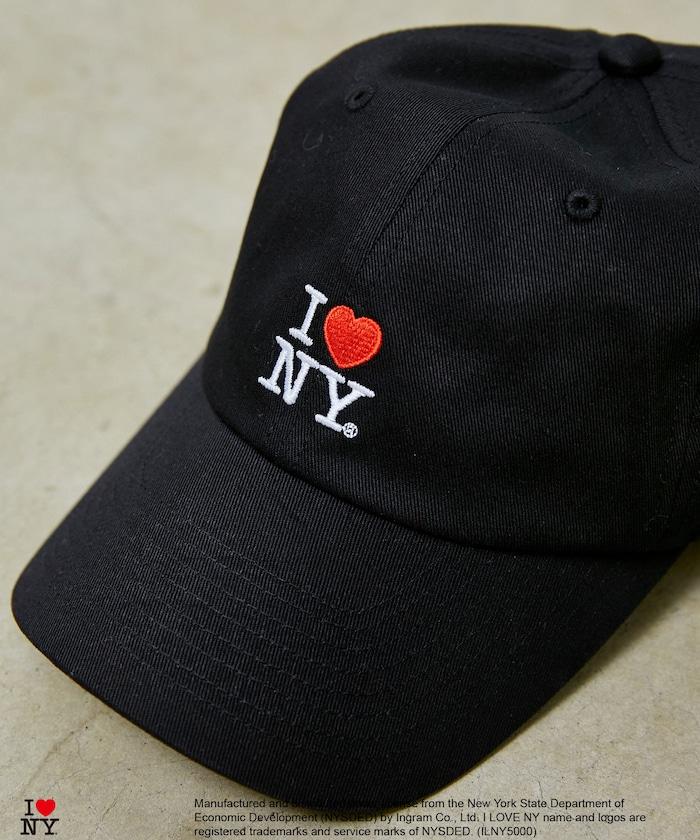 I LOVE NY 標誌刺繡棒球帽