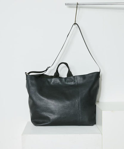 2WAY Leather Messenger Bag 牛皮 防潑水 郵差包