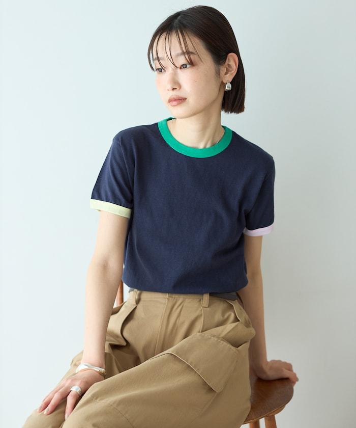 聯名撞色 EMMA 羅紋T恤