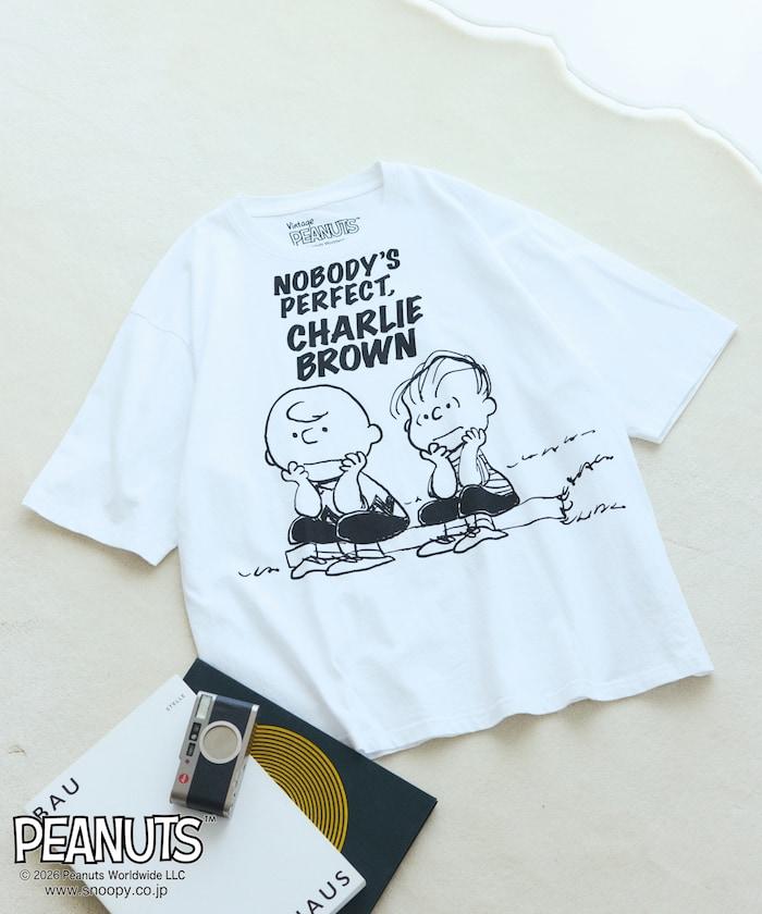 PEANUTS（花生漫畫） BUDDY系列 前胸印花短袖T恤 JT261C02