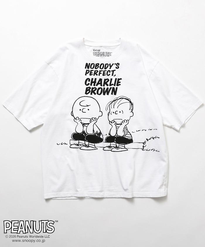 PEANUTS（花生漫畫） BUDDY系列 前胸印花短袖T恤 JT261C02