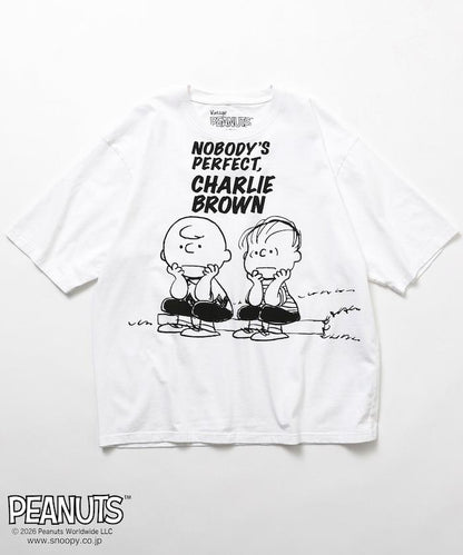 PEANUTS（花生漫畫） BUDDY系列 前胸印花短袖T恤 JT261C02