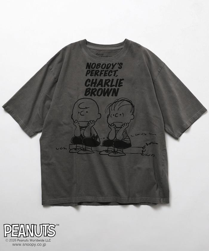 PEANUTS（花生漫畫） BUDDY系列 前胸印花短袖T恤 JT261C02