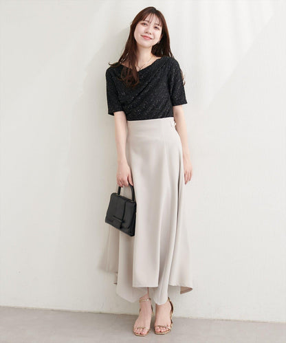 natural couture 提花垂墜上衣