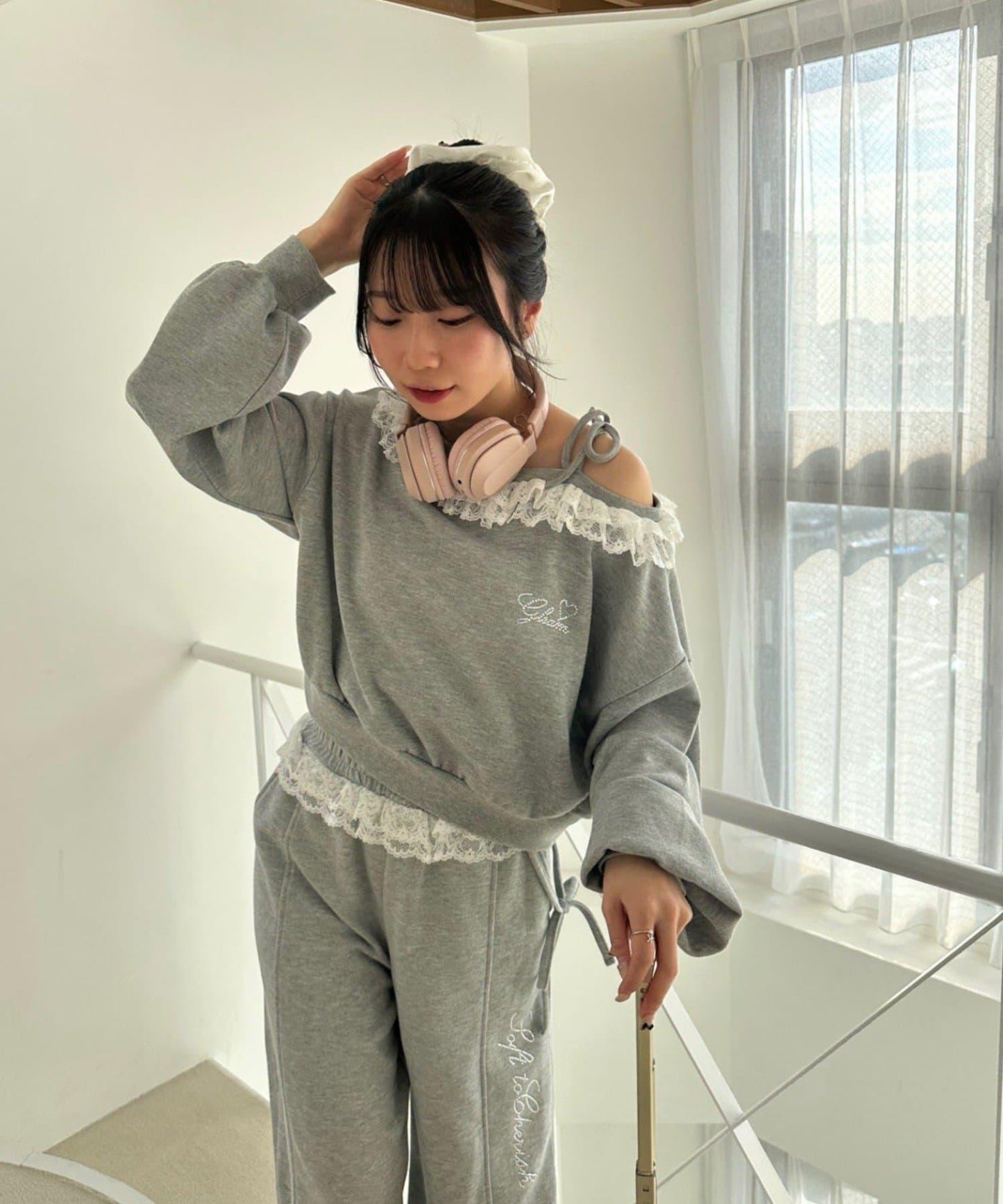 可選衣長 亮絲毛圈 單肩套頭上衣