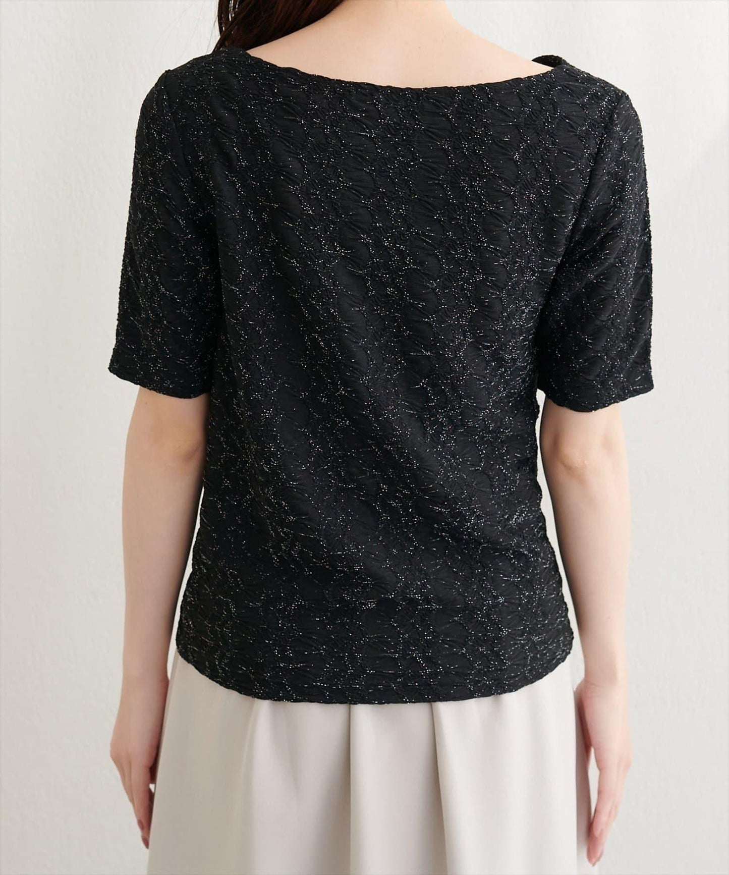 natural couture 提花垂墜上衣
