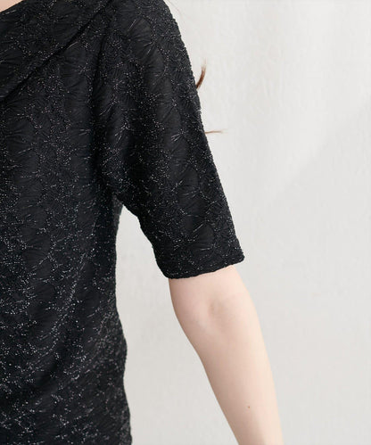 natural couture 提花垂墜上衣