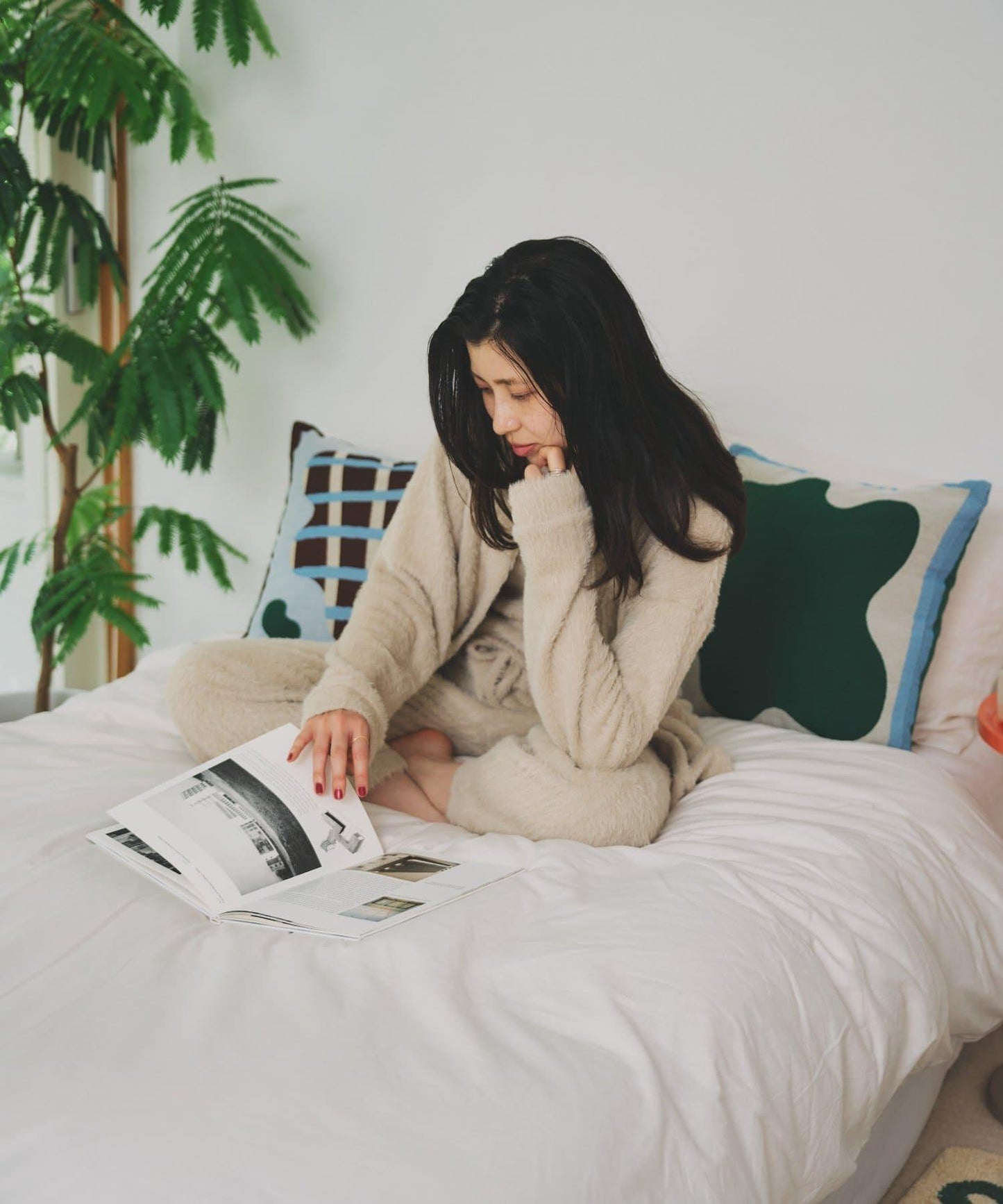 SAHIR サヒール monyamonya 圖案 Cushioncover 抱枕套