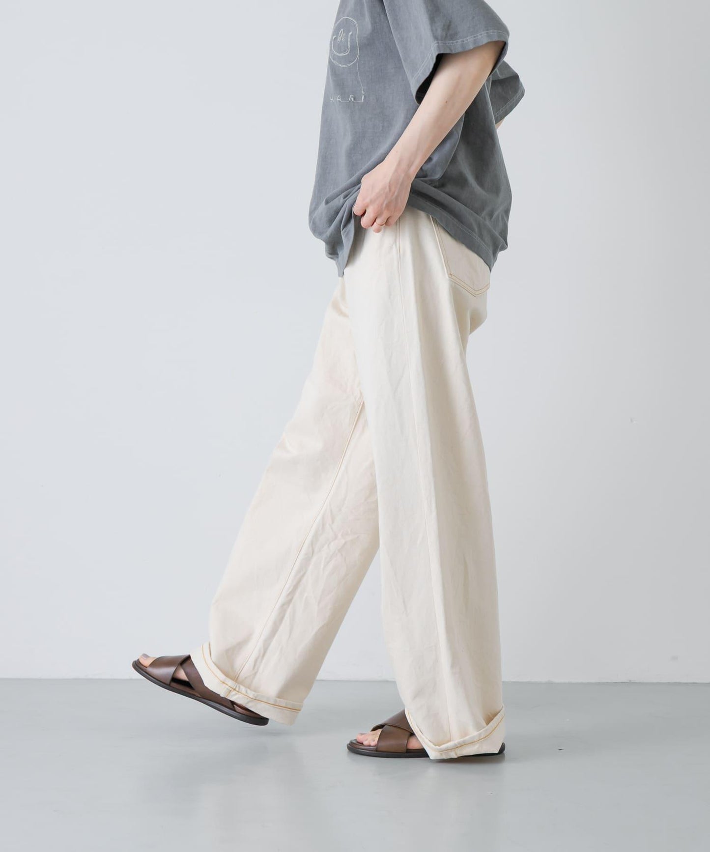 HARi WIDE STRAIGHT 褲子