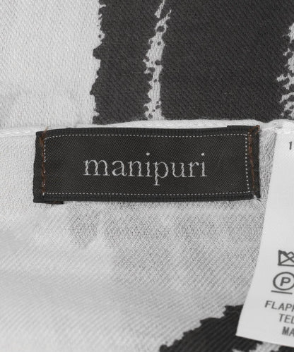manipuri STOLE 反轉魚圖案 披肩