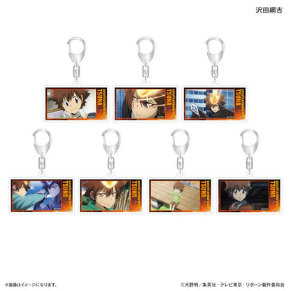 家庭教師HITMAN REBORN!（家庭教師HITMAN REBORN!） Only Key系列 第二彈 沢田綱吉 盒抽亞克力鑰匙扣 全7種完整套裝