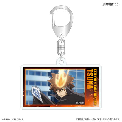 家庭教師HITMAN REBORN!（家庭教師HITMAN REBORN!） Only Key系列 第二彈 沢田綱吉 盒抽亞克力鑰匙扣 全7種完整套裝