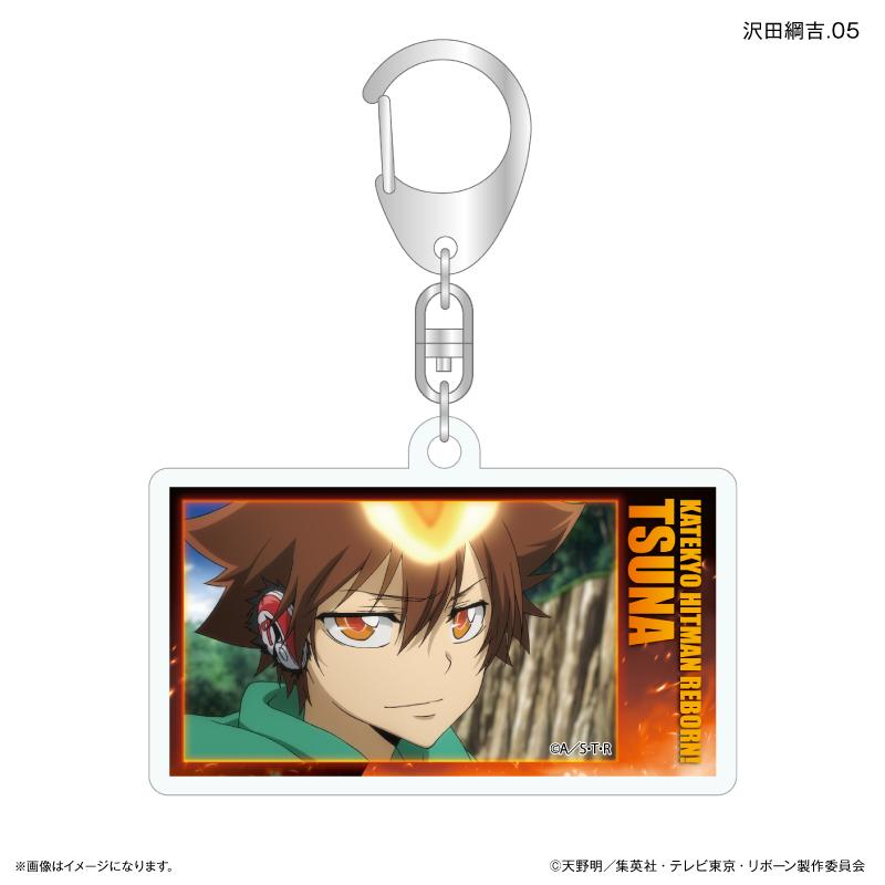 家庭教師HITMAN REBORN!（家庭教師HITMAN REBORN!） Only Key系列 第二彈 沢田綱吉 盒抽亞克力鑰匙扣 全7種完整套裝