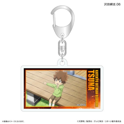 家庭教師HITMAN REBORN!（家庭教師HITMAN REBORN!） Only Key系列 第二彈 沢田綱吉 盒抽亞克力鑰匙扣 全7種完整套裝