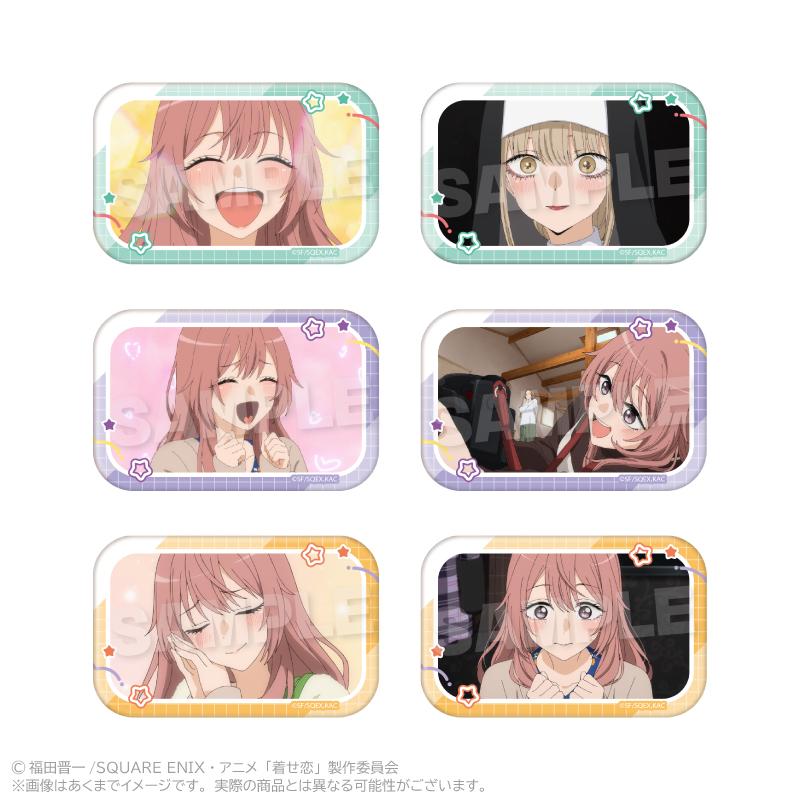 更衣人偶墜入愛河 Season2 收藏方形徽章 第二彈 乾心壽 套裝（6個入）