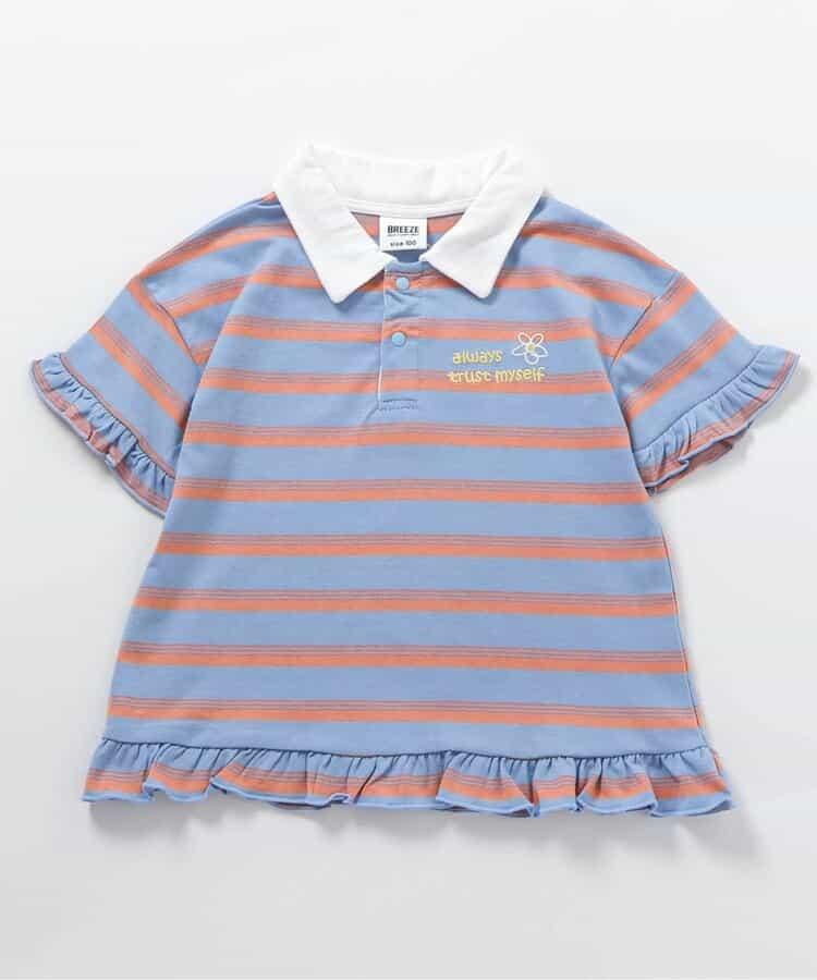 LINK 條紋Polo長款上衣