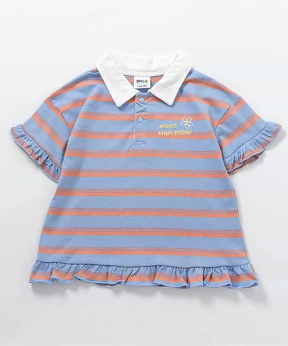 LINK 條紋Polo長款上衣