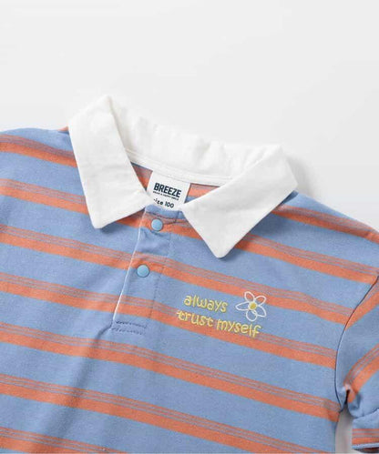 LINK 條紋Polo長款上衣
