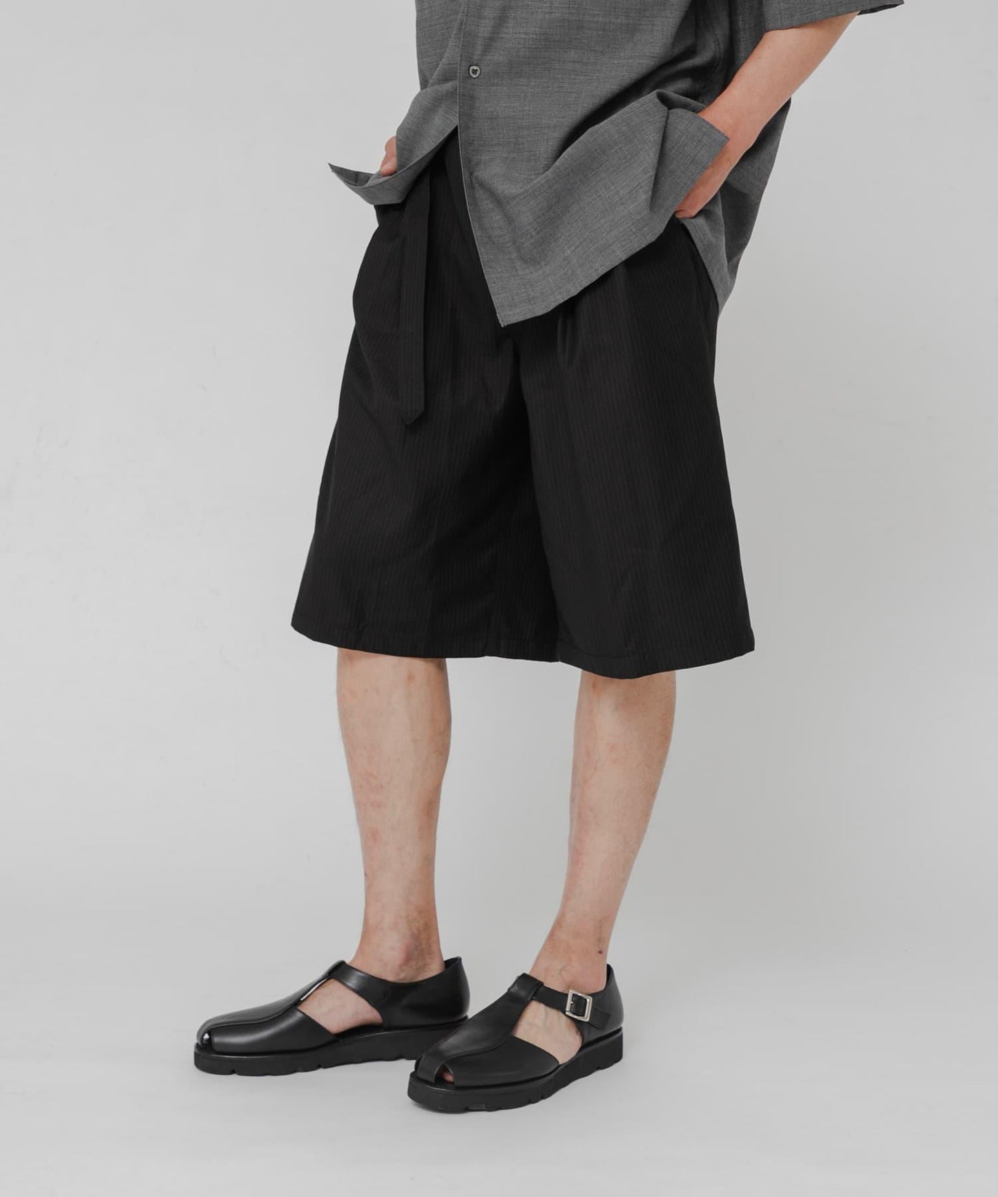 條紋 ANOTHER OFFICE H.STRIPE BERMUDA PANTS 短褲