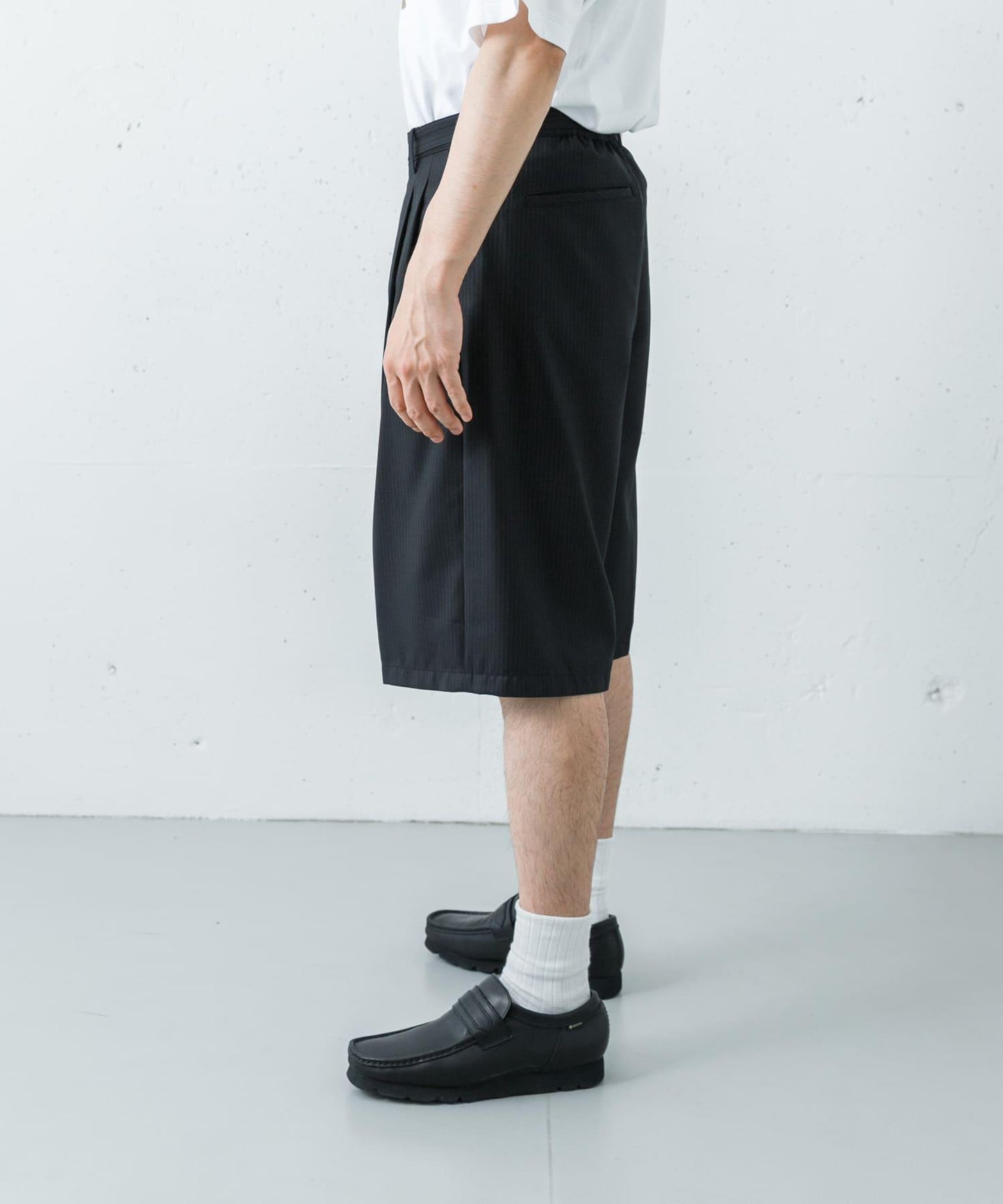 條紋 ANOTHER OFFICE H.STRIPE BERMUDA PANTS 短褲