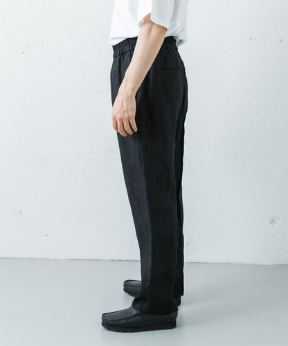 semoh LINEN PIN TUCK TROUSERS 褲子