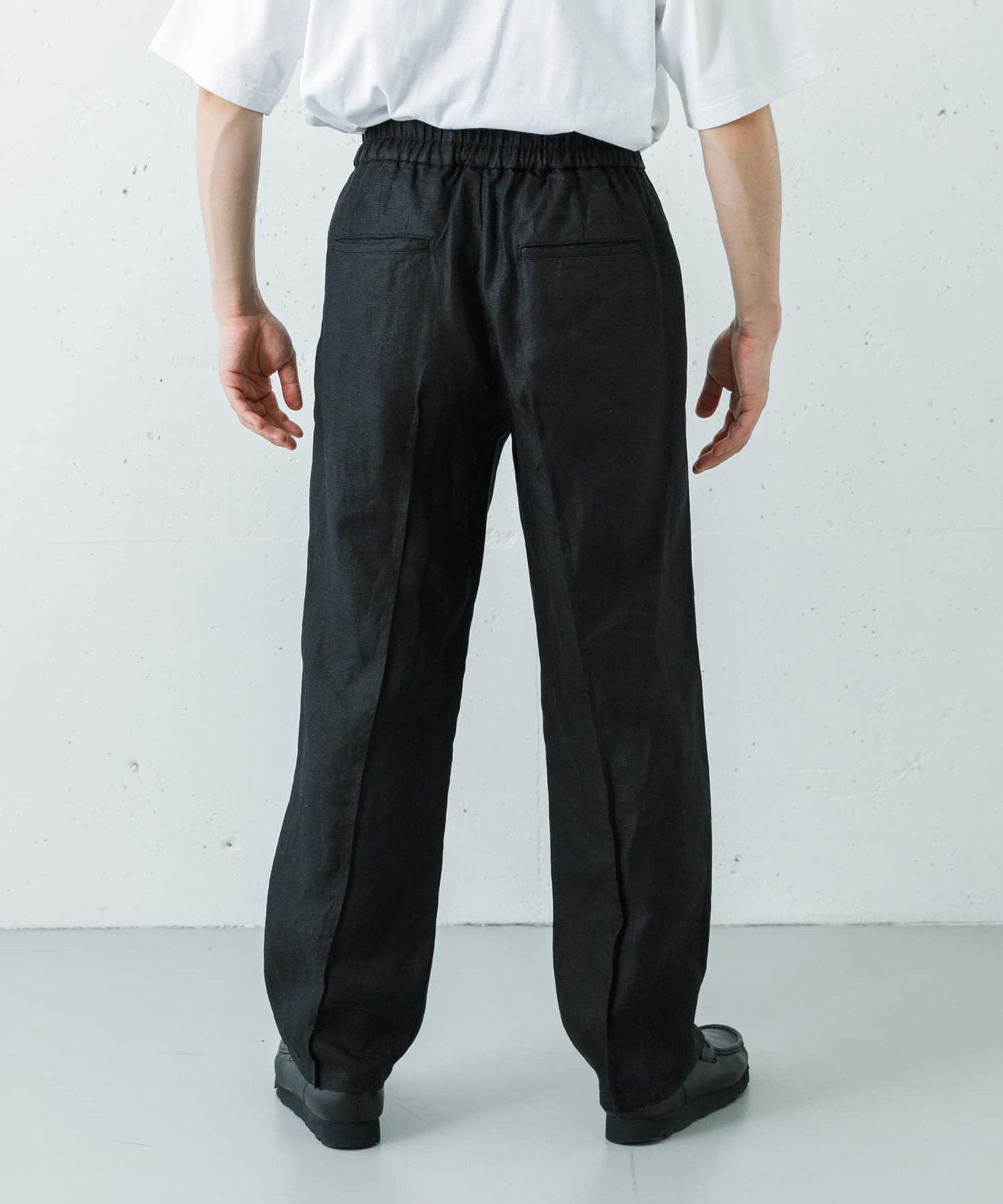 semoh LINEN PIN TUCK TROUSERS 褲子