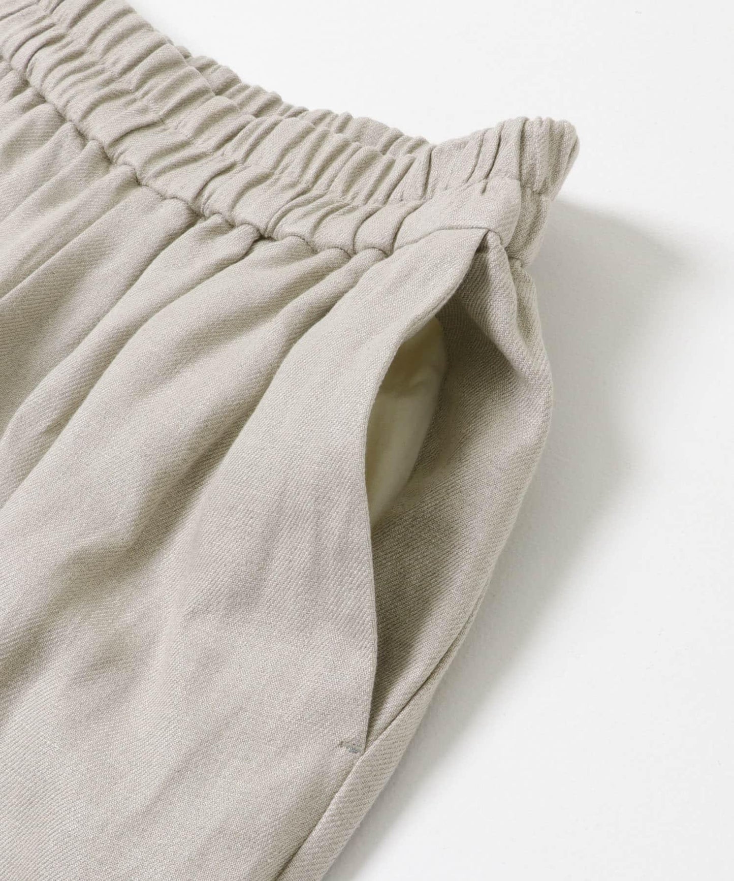 semoh LINEN PIN TUCK TROUSERS 褲子