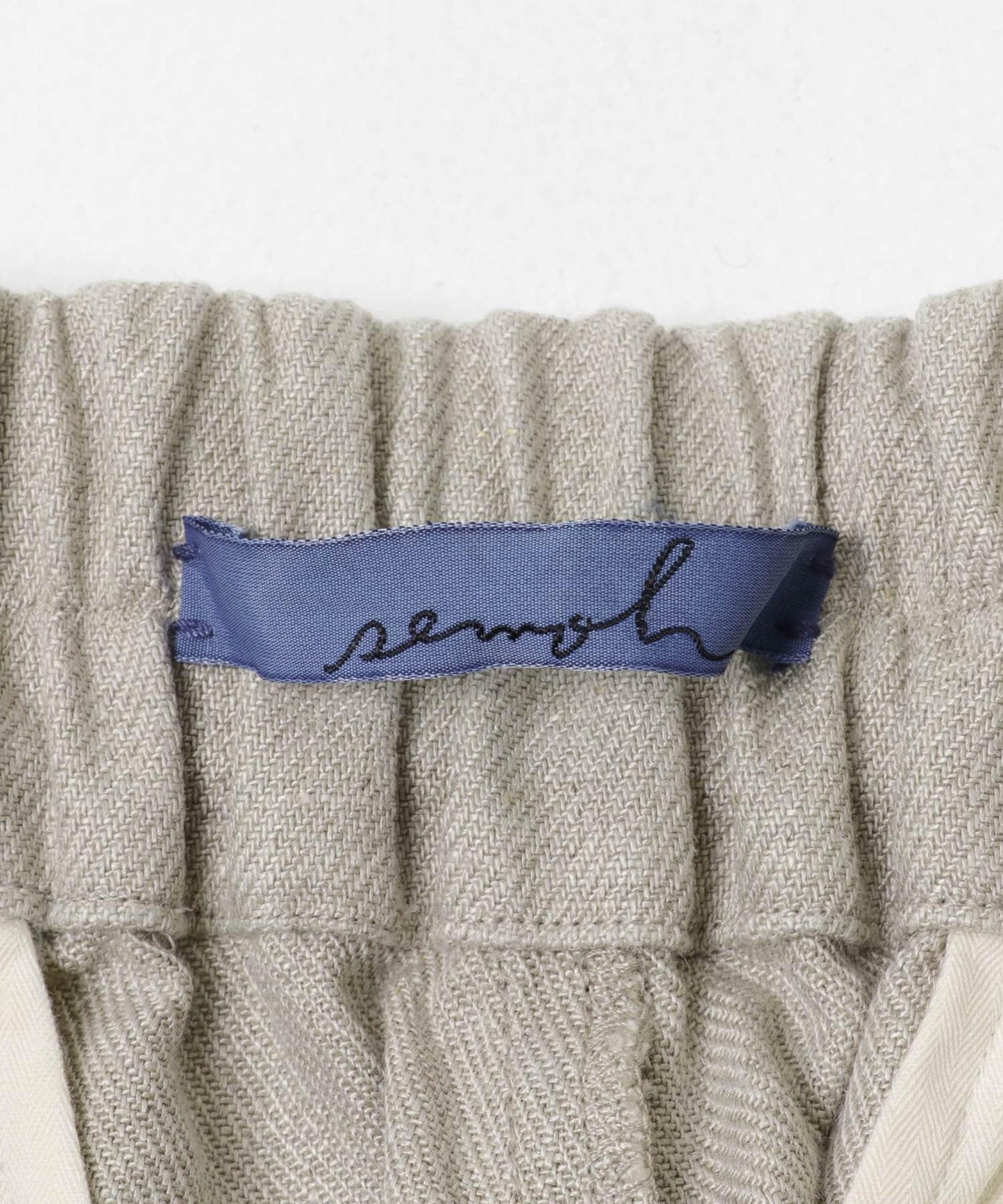 semoh LINEN PIN TUCK TROUSERS 褲子