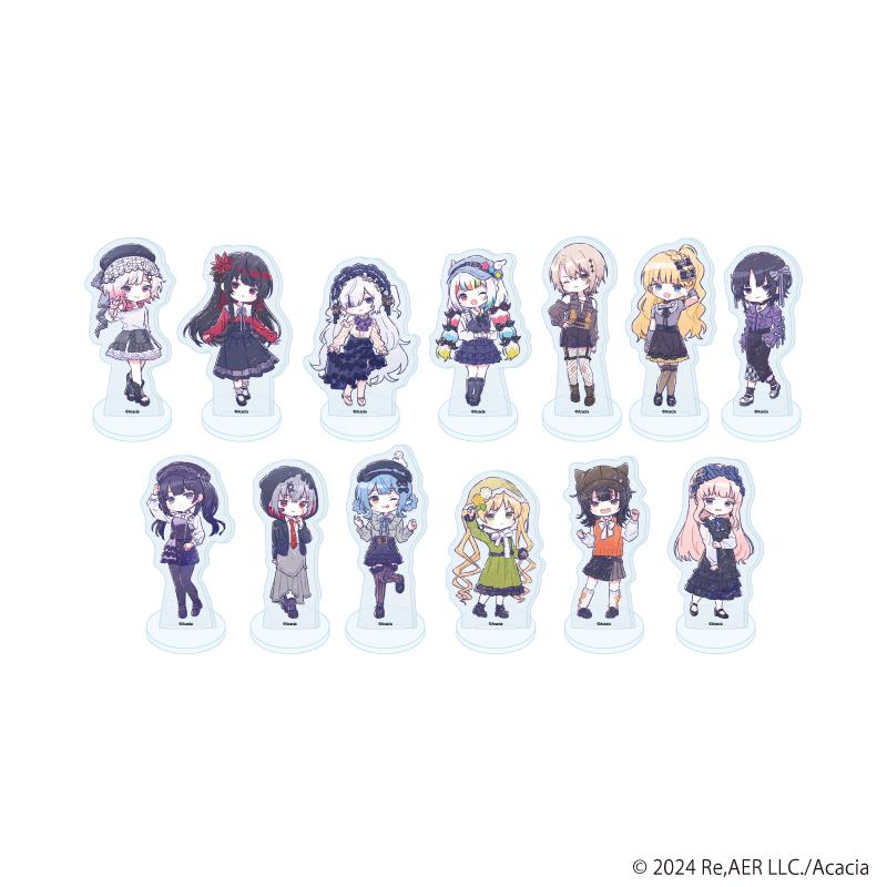 魔法少女ノ魔女裁判（魔法少女的魔女審判） グラフアートイラスト 迷你亞克力立架 暗黑少女風ver. 全13種套裝