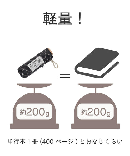 超潑水 輕量 晴雨兩用 花卉圖案 ALLIN 摺疊傘