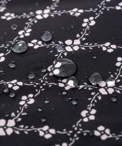 超潑水 輕量 晴雨兩用 花卉圖案 ALLIN 摺疊傘